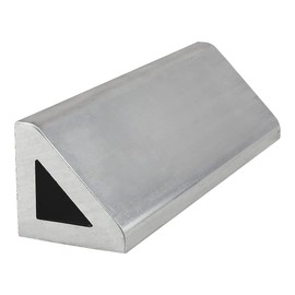 8621, Aluminum 45 Degree Gusset Angle Profile 1" x 1" x 0.188" x 24" Long