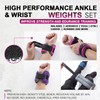 KEEP2MOVE Ankle Weights for Men Women Kids 1 Pair 0.65Lb