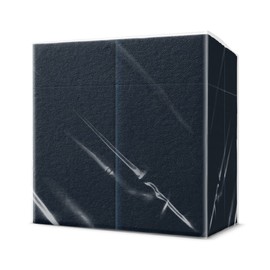 PAW - Airlaid Pocket Napkins (39 x 40 cm) I Pack of 50 I Plain I Fabric-Like I Elegant Table Decoration I HoReCa I For Occasions Such As Weddings, Celebrations, Christmas I Unicolor: Black