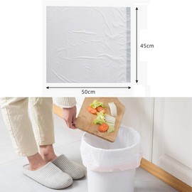 3 Rolls 20L Bin Liner Bin Liners with Drawstring Strong High Bin Liners