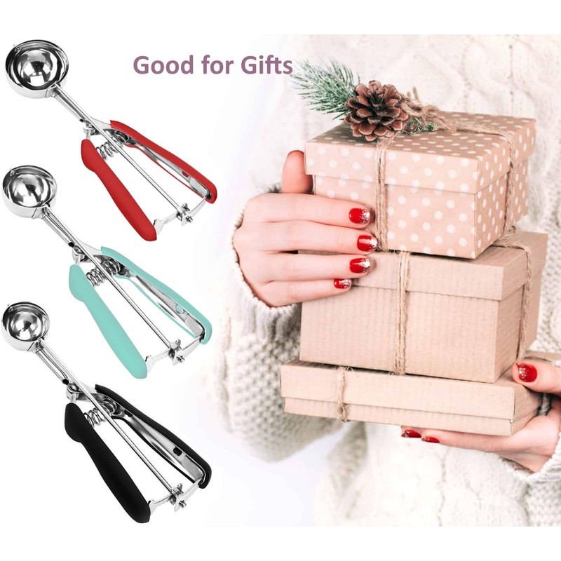 Cookie Scoop, 18/8 Stainless Steel Cookie Scooper, Mini Cookie Scoops
