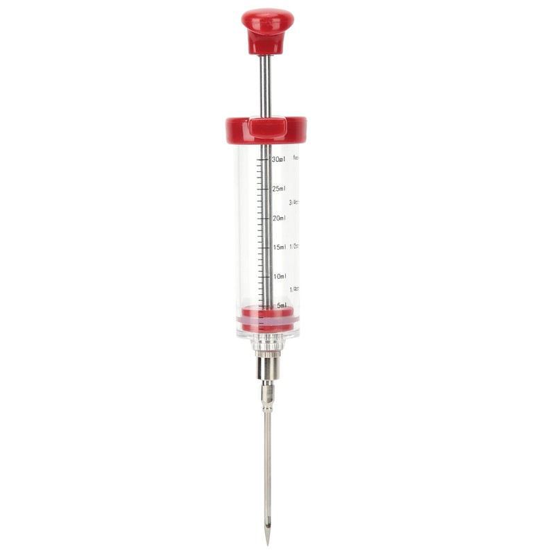 Marinade Injector Flavor Spices Sauces Syringes with 5 Needles for