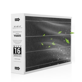 2 PACK - Facecool Y6605 16 x 26 x 5 merv 16 replacement filter Compatible with PureAir PCO3-16-16 Air Purifier Cleaner Purification Systems (Actual Size: 16-3/8" x 25-1/2" x 4-3/8")