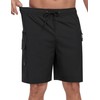 MoFiz Men's Swim Trunks with Compression Liner 9" Quick Dry
