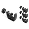QWORK Universal C-Clamp for Desk Mount - 4-Pack Heavy Duty
