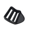SORTUMOLA Plastic Ladder Lock,5pcs Black Adjustable webbing Tension Locks For