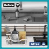 Vanwood Kitchen Sink Caddy Organizer Sponge Holder for Kitchen Sink,