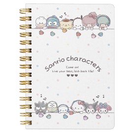 Yamano Shigyo 412371 Sanrio Characters Ring Notebook, A6