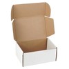 9"x6"x4" Shipping Boxes Set of 5, White Corrugated Cardboard Box