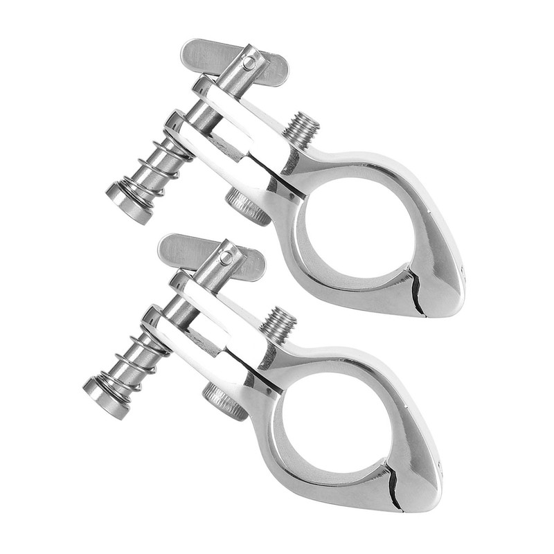 2pcs Steel Boat Hinged Upper Jaw Slide Marine Hardware Fittings
