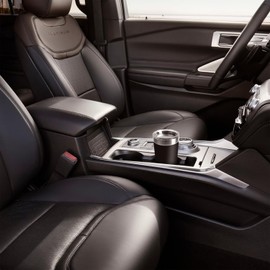 iPick Image for Lincoln Nautilus 20 oz Dual-Wall Insulated Stainless Steel with Black Silicone Sleeve Travel Tumbler