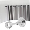 ULDIGI 28mm Diameter Ceiling Bracket Metal Curtain Pole Support for