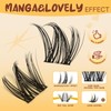 QUEWEL Manga Lash Clusters Fairy Lash Clusters DIY Individual Lashes