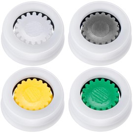 PAGOW 4 Pcs Shower Flow Restrictor Set - 1.8/2.0/2.5/3.0 GPM Reducer, Water Limiter for Handheld Heads (0.56x0.54x0.21inch)