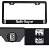 KA Laser Engrave Rolls Royce Mirror Matte Black License Plate
