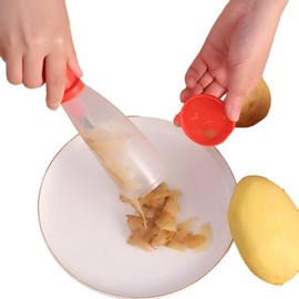 1pcs Vegetable Peeler,Sharp Blades with Storage for Waste, Experience Effortless Veggie Prep, Your Kitchen's Ultimate Companion for Quick,Easy and Clean Slicing! (Random Colour)