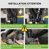 SCITOO 10pcs Front Suspension Kit Upper Control Arm with Ball