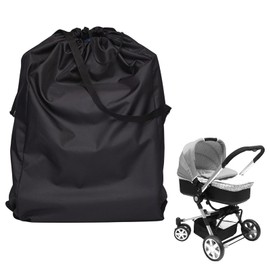 Belligern Stroller Bag Black Pram Bag for Airplane Buggy Bag Large Size 58x40x117cm Travel Stroller Bag Stroller Bag for Airplane Suitable for Baby Stroller Air Travel and Family Travel