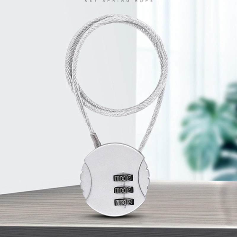 Combination Padlock,4 Pcs Combination Padlocks Small Padlock with Combination 3