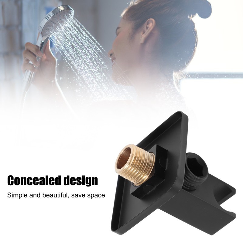 Handheld Shower Wand Holder Copper Adjustable Universal Handheld Showerhead Holder
