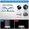 Shower Head Combo, 8 Inch High Pressure Rain with 11