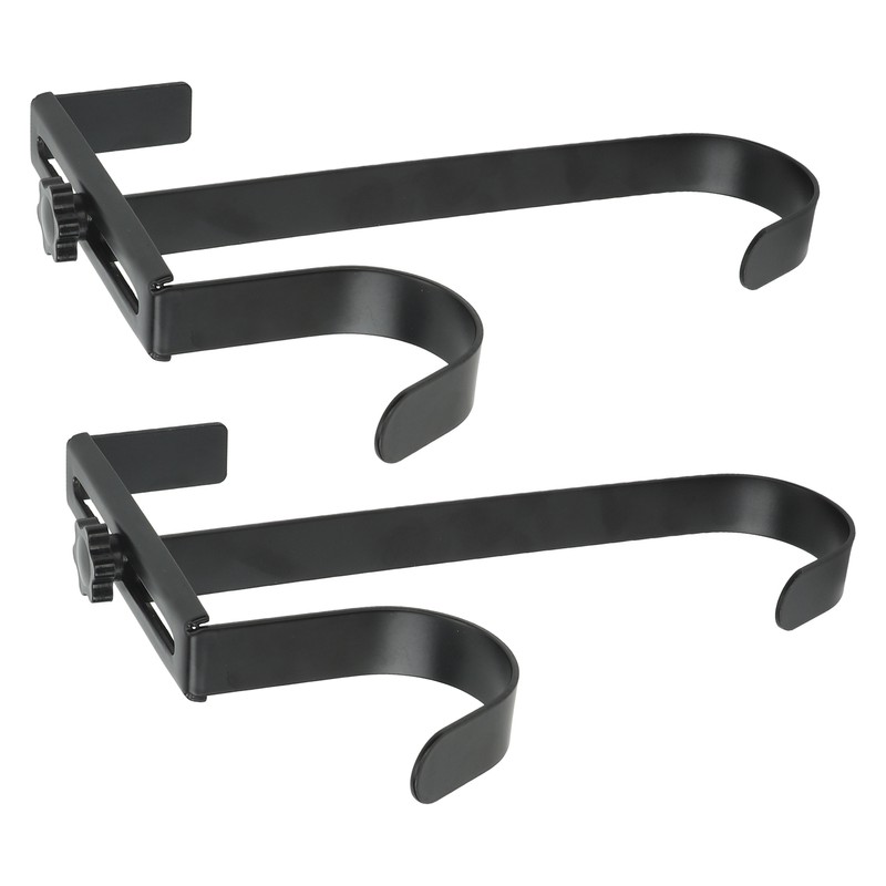 2Pcs Pool Pole Hanger Adjustable Metal Iron Pool Pole Hook