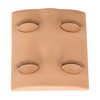 Lash Mannequin Head, Wear Resistant Double Layer Eyelash Practice Mannequin