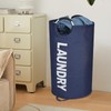 Maxsilan 125L X-Large Laundry Basket, Freestanding Tall Clothes Hamper, Collapsible
