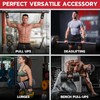 AQF Weight Lifting Hooks Straps, Non-Slip Rubber Coating Grips 8mm