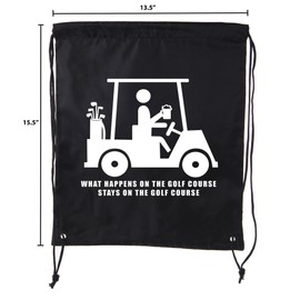 Mato & Hash Golf Bags, Drawstring Golf Bags for Leagues, Parties and More! - Athletic Gold CA2500Golf S13