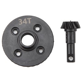 RC Diff Gear Steel High Strength RC Differential Ring and Pinion Gear for 1/10 Remote Control Car 34T 11T