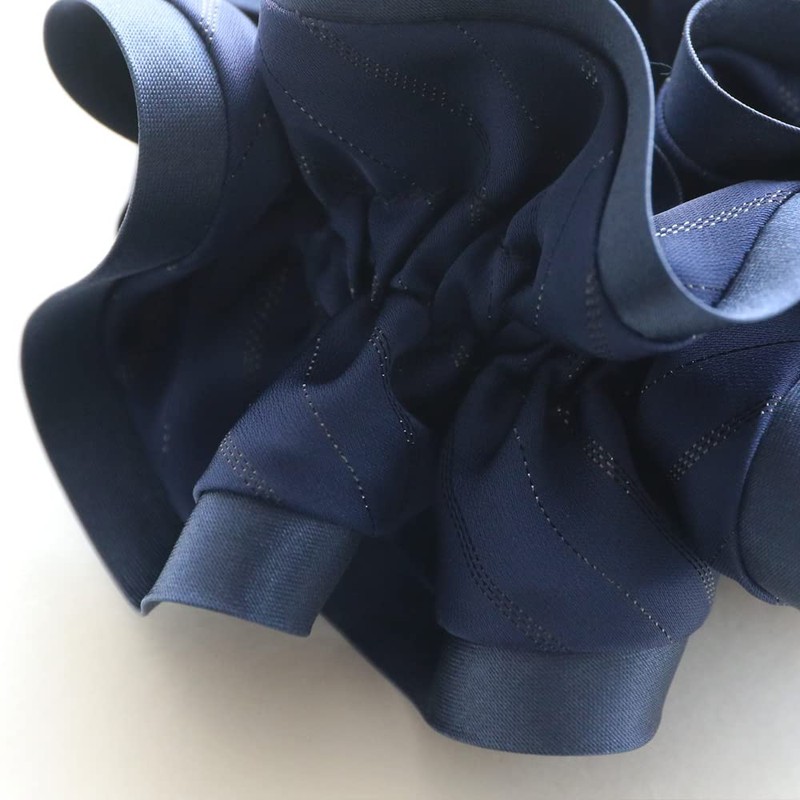 JewelVOX Scrunchie, Hair Accessory, Grosgrain Striped Fabric, Stylish, Cute, Simple,
