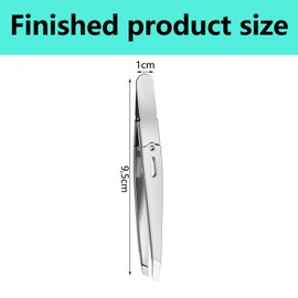 QZKJQDD Eyebrow Tweezers, Precision Tweezers, Professional Precision Eyebrow for Women and Men, Premium Stainless Steel Slanted Hair Removal Pluckers