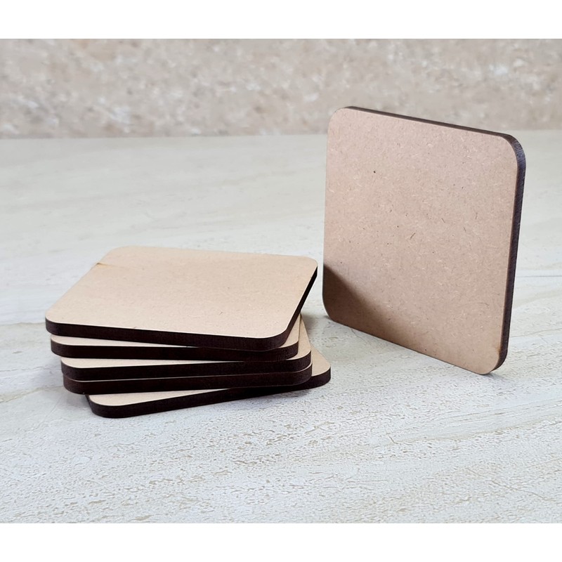 eSplanade DIY Coasters for DIY Activities Made from MDF -