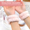 4 Pairs Washing Towel Band Spa Face Bracelets Wrist Spa
