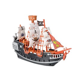 georglasko_8 Pirate Boat Toy Ship Sail The Seas Children Fun Toy Treasure Kids Gift 10 Inch
