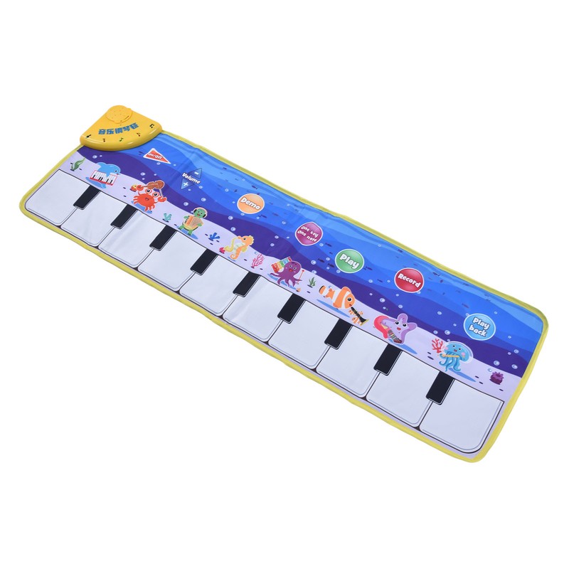 Kids Piano Mat Collapsible Soft Cloth Lighting Musical Dance Floor