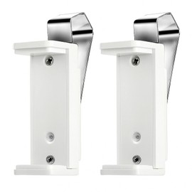 2 Pcs Garage Door Opener Clip Adjustable Gate Clicker Holder Universal Remote Visor Clip for Cars Fits Replacement for Different Size Remotes 1.7-2.55 Inch, White