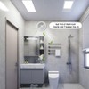 YUDEBAO 6 Inch Quiet Bathroom Exhaust Fan 110 CFM, Wall