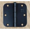 Black Door Hinges 3.5 Inch with 5/8 Inch Radius Penrod