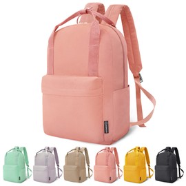 ZOMAKE Backpack with Laptop Compartment for Women, Working, Hiking, Shopping, Travel Waterptoof Bag(Coral Pink)