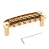KAISH Electric Guitar Bridge Assembly with Large Barrel Saddles (not