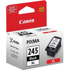 Canon 3 Pack PG-245 XL High Capacity Black Ink Cartridge for Select PIXMA iP, MG, MX, TR, TS Series Printers - 12ml