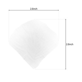 JHFGJGH 1000 Pcs Exquisite White Rose Petals, Emulation Silk Rose Petals, Artificial Flower Petals for Romantic Nights, Weddings, Events, and Valentine's Day Deco (White)