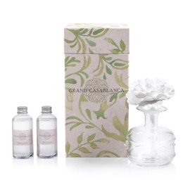 Zodax Grand Casablanca Porcelain Oil Diffuser - 6.76 oz -Wild Tuberose