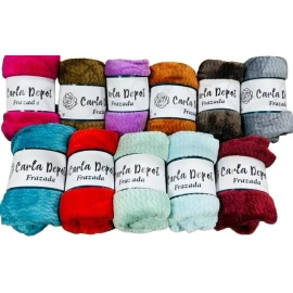 Carla Depot Frazada King Size Ligera Ultra Suave Para Todo El Año Color Azul Cielo