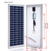 ACOPOWER 35W 5A 12V Solar Charge Kit, 35Watts Polycrystalline Solar