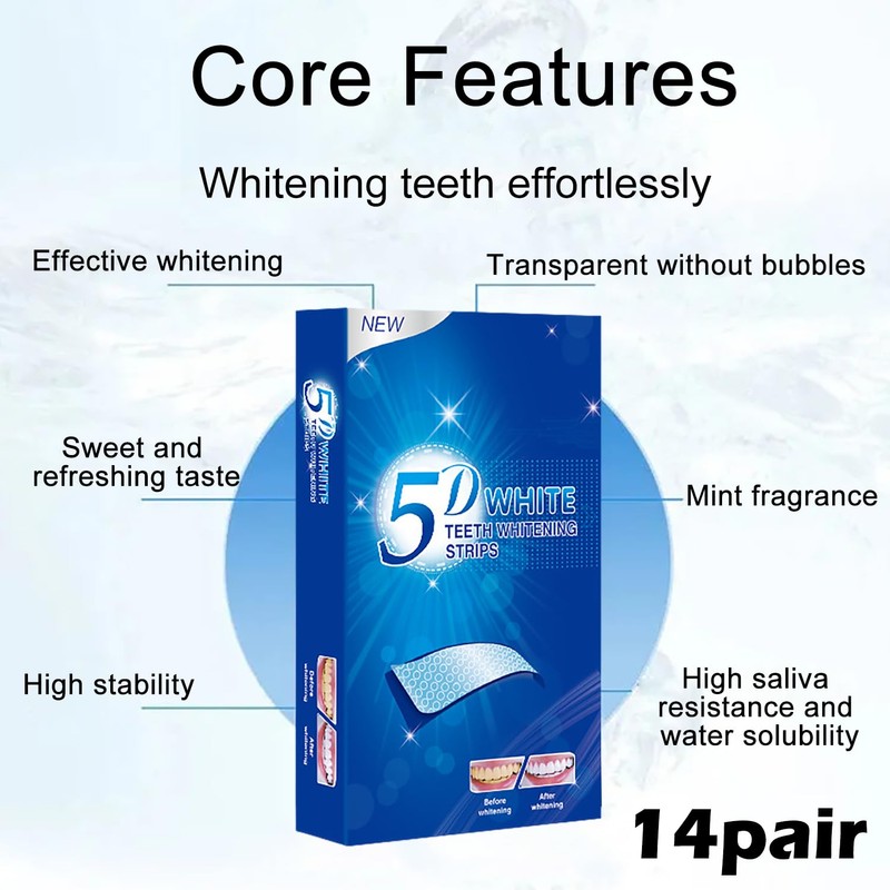 iwontalersy Pack of 14 Teeth Whitening Strips, Teeth Whitening Strips,