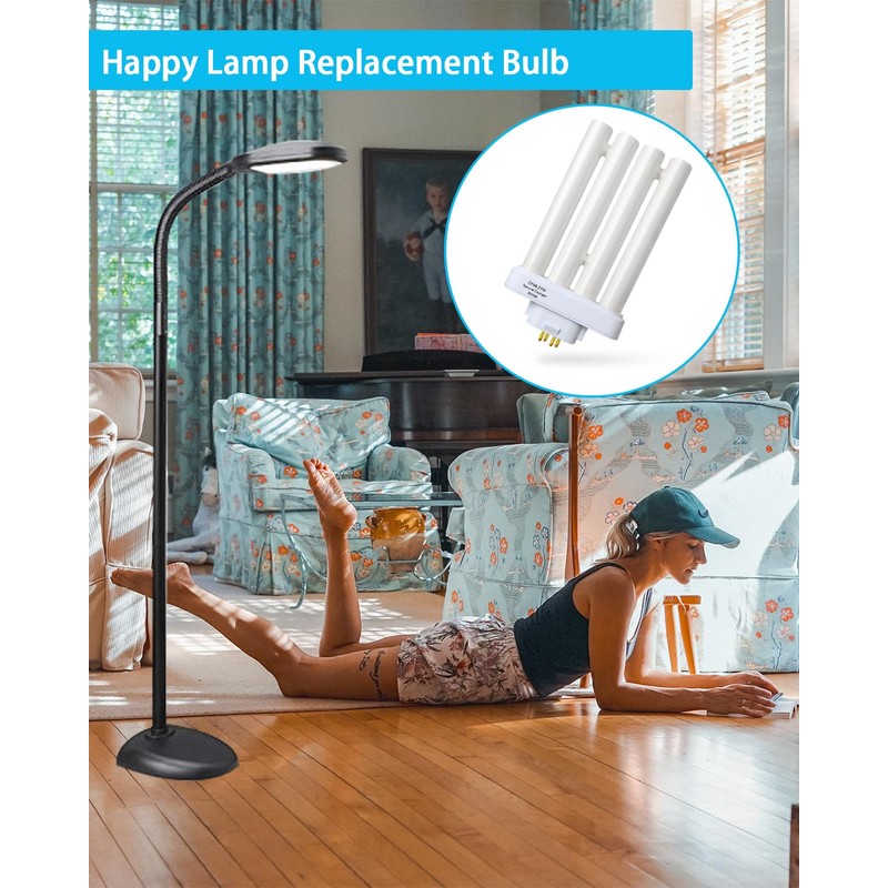 Valoisa CFML27VLX Replacement Fluorescent Light Bulb, Natural Daylight Spectrum 6500K,Compatible