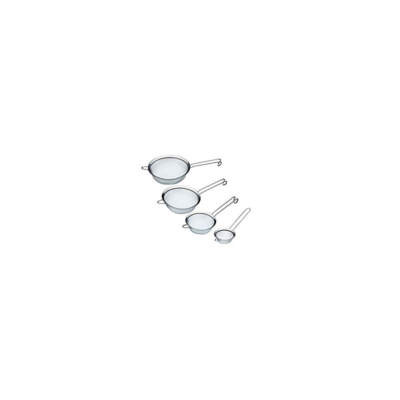 MasterClass Fine Mesh Sieve, Stainless Steel, Polished Rim and Handy